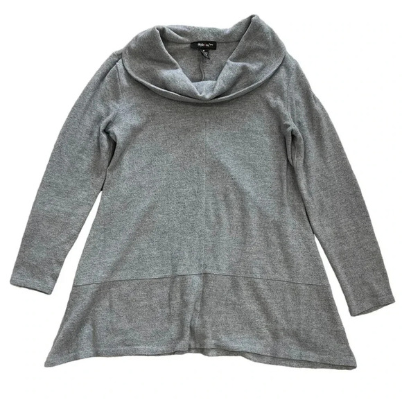 Style & Co Gray Cowl Neck Sweater M - Picture 1 of 3